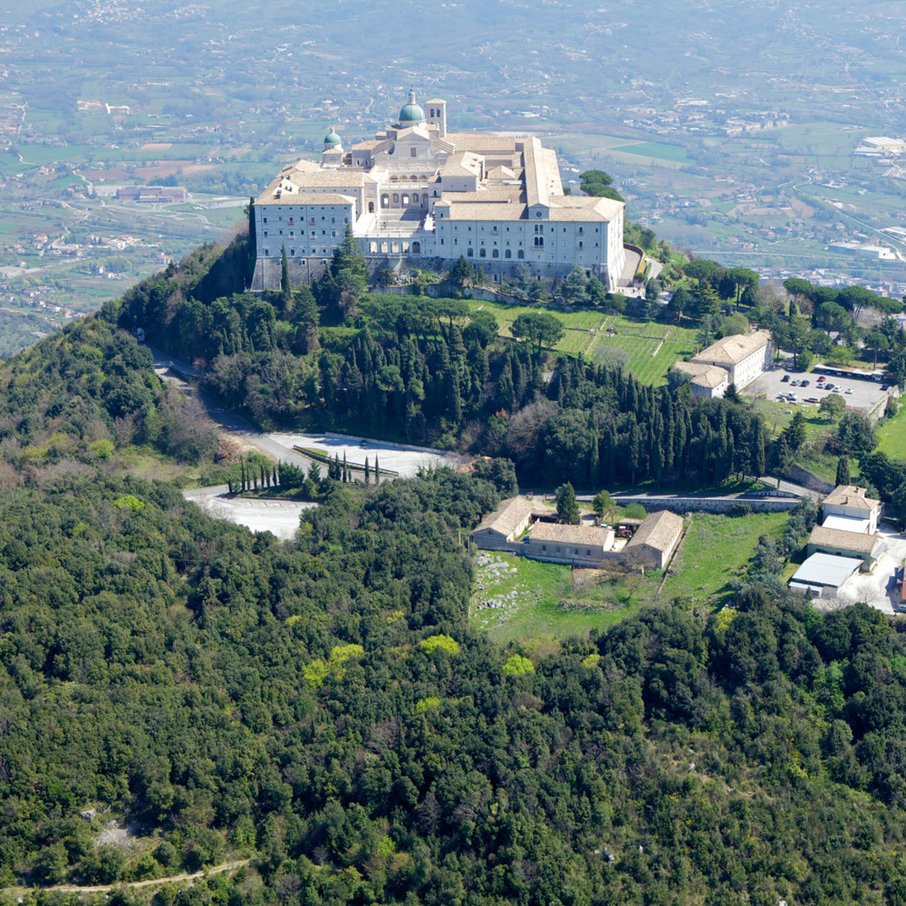 Cassino monastery  , famous for the second war world II.