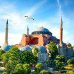 Hagia Sophia in summer Istanbul at sunny day, Turkey